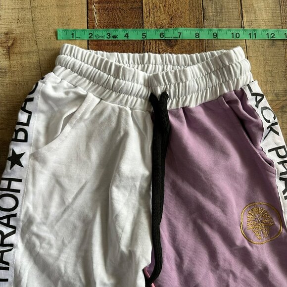 Black Pharaoh Womens Sweat suite set short sleeve top joggers pink purple -S - Picture 4 of 12